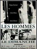 Affiche LES HOMMES LE DIMANCHE
