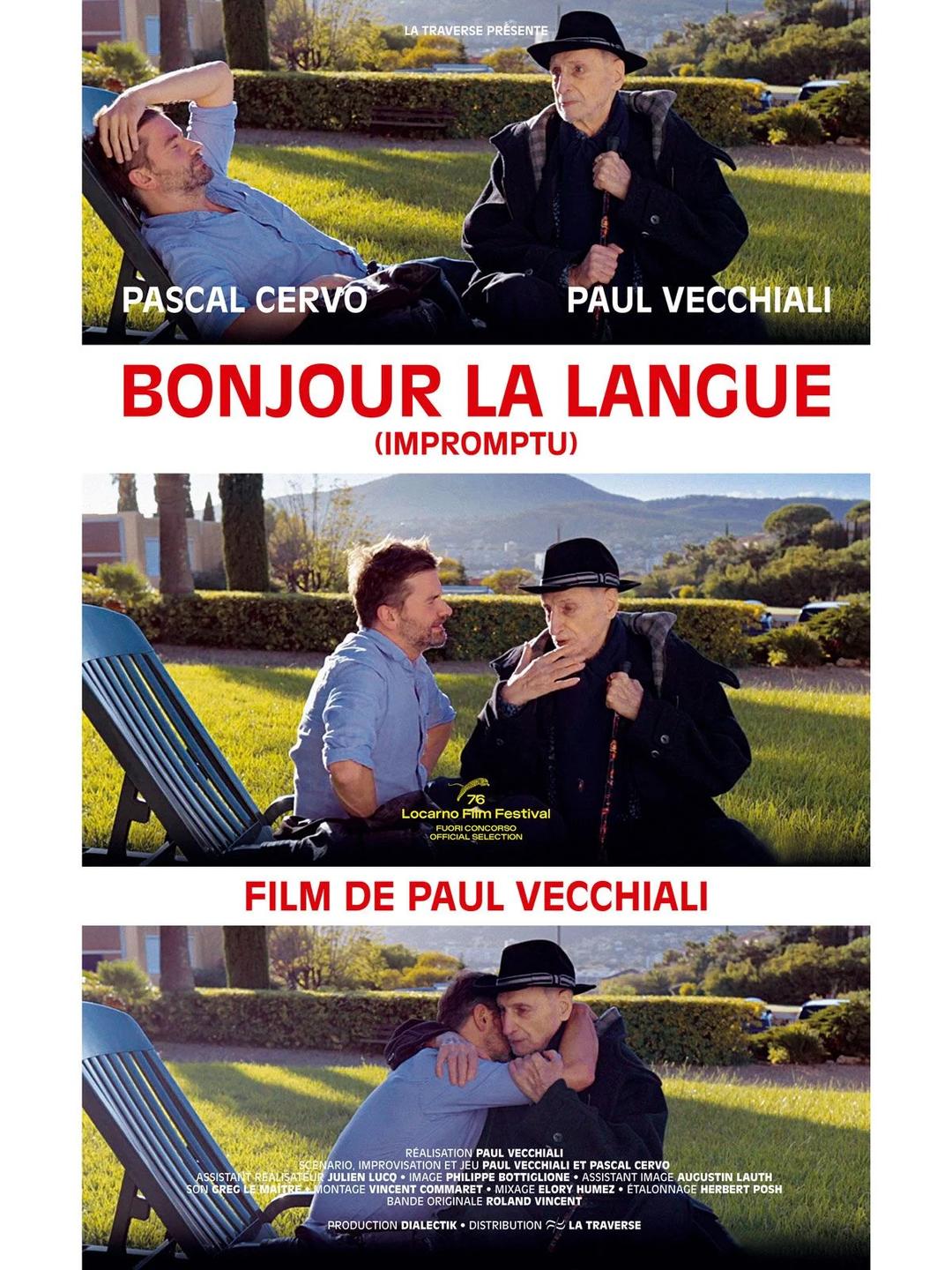 Affiche BONJOUR LA LANGUE