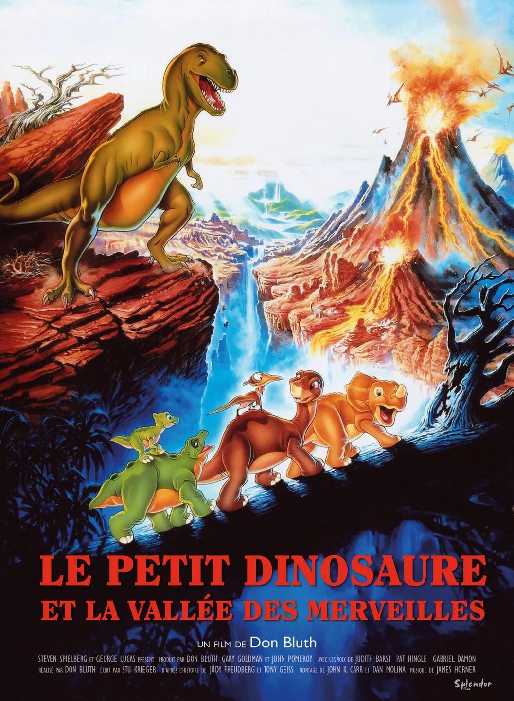 Affiche LE PETIT DINOSAURE ET LA VALLEE DES MERVEILLES