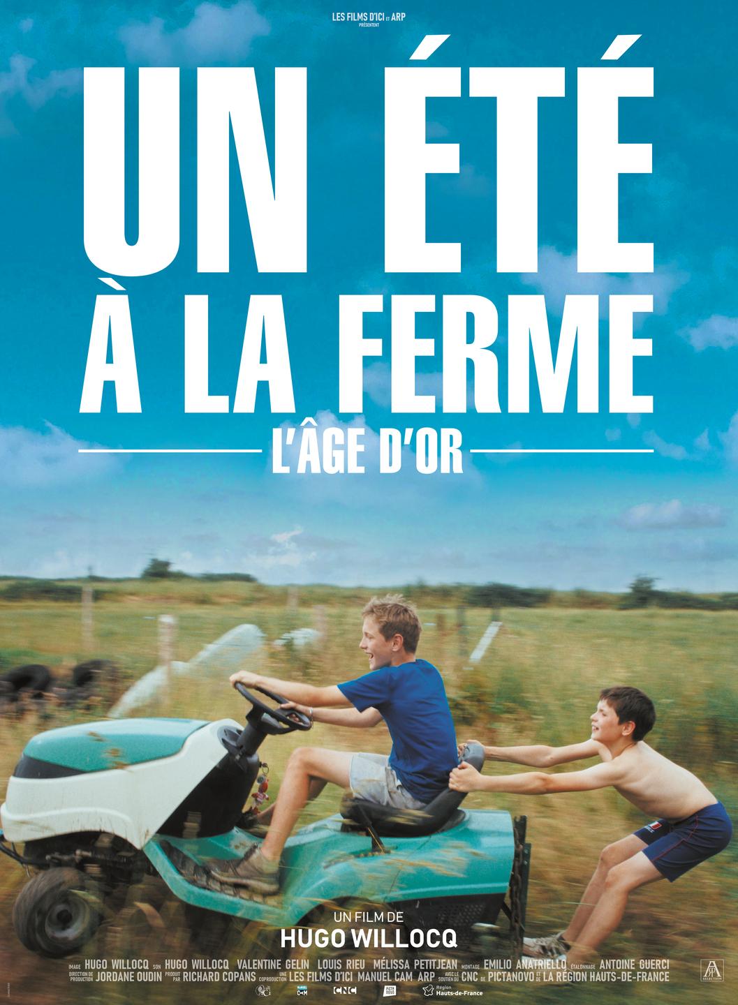 Affiche UN ETE A LA FERME L AGE D OR