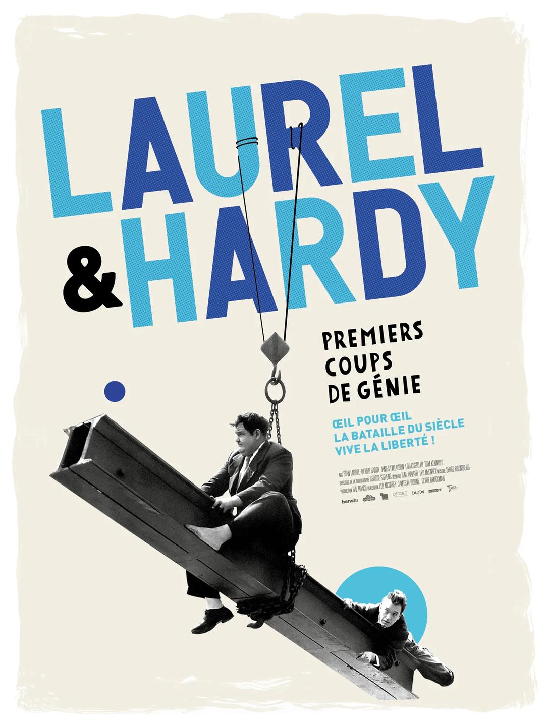Affiche LAUREL ET HARDY PREMIERS COUPS DE GENIE