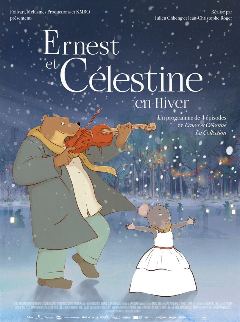 Affiche ERNEST ET CELESTINE EN HIVER