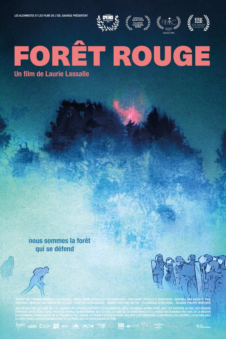 Affiche FORET ROUGE
